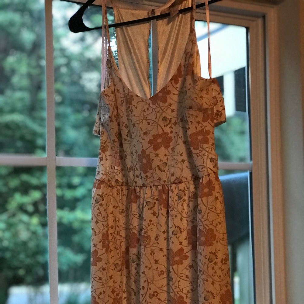 Forever 21 Floral Maxi Cutout